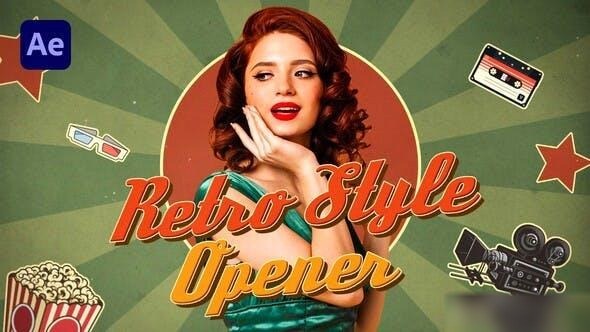 Videohive Youtube Vlog Intro | Retro Style Opener | Vintage Style Openers template preview
