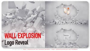 Videohive Wall Explosion Logo Logo Stings template preview