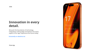 Videohive Phone 17 Pro App Presentation Mockup Product Promo template preview