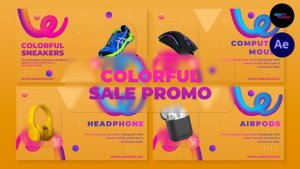 Videohive Colorful Sale Promo 36332545 Product Promo template preview
