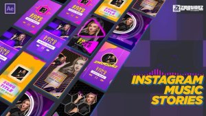 Videohive Instagram Music Visualizer Product Promo template preview