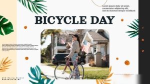 Videohive Bicycle Day Openers template preview
