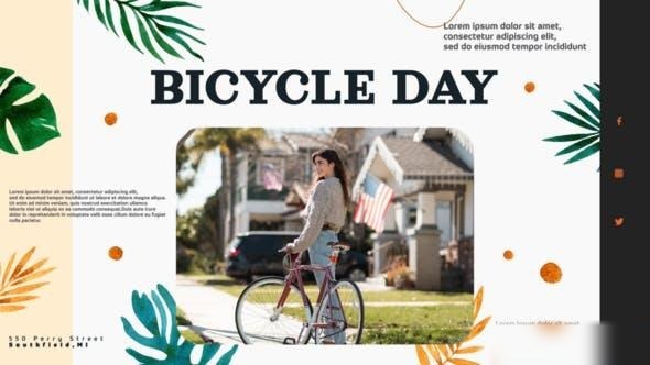 Videohive Bicycle Day Openers template preview