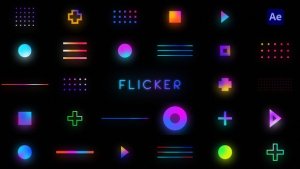 Videohive Flicker Shapes Elements template preview