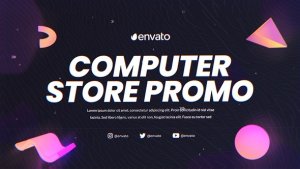 Videohive Computer Store Promo Product Promo template preview