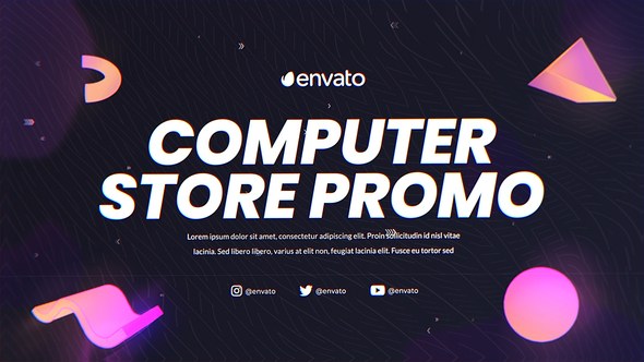 Videohive Computer Store Promo Product Promo template preview