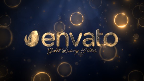 Videohive Gold Luxury Titles 51521892 Titles template preview