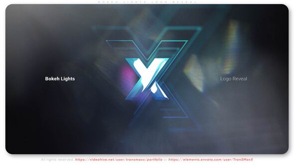 Videohive Bokeh Lights Logo Reveal Logo Stings template preview