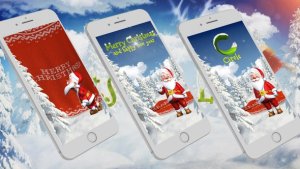 Videohive Instagram Story from Santa 2 Titles template preview