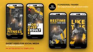 Videohive Personal Trainer & Fitness Coach | TikTok & Reels Video Template Product Promo template preview