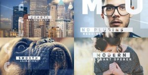 Modern Elegant Opener Video Displays template preview