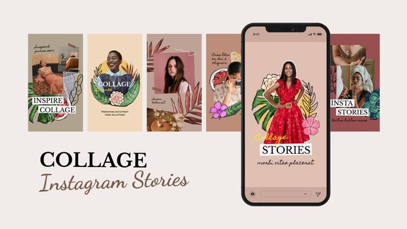 Videohive Collage Fashion Instagram Stories Product Promo template preview