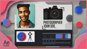 Videohive Photographer Profile Openers template preview