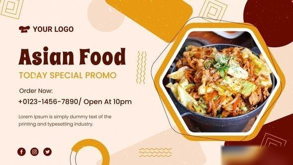 Videohive Restaurant Food Menu Promo 56783673 Openers template preview