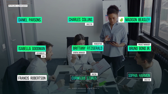 Videohive Lower Thirds Automatic Scaling | After Effects Titles template preview