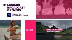 Videohive Modern Broadcast Openers Openers template preview