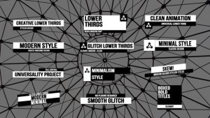 Videohive Glitch Lower Thirds | AE Elements template preview
