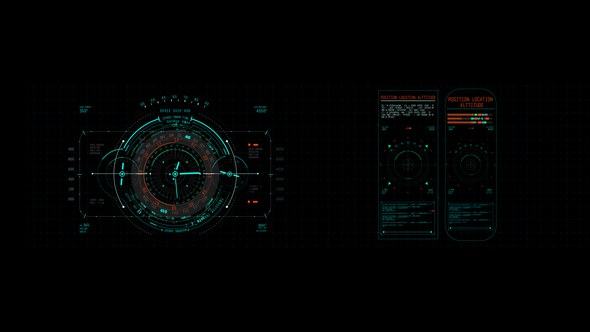 Videohive HUD700 HUD Ship 4 Elements template preview