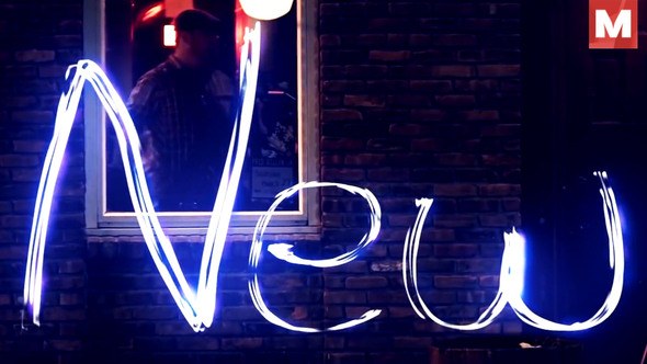 Light Titles Video Displays template preview