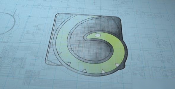 Videohive Blueprint/Architect Logo 2 Logo Stings template preview