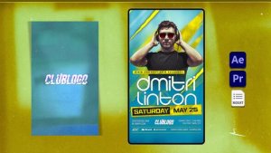 Videohive Nightclub Flyer Animated Video Template Video Displays template preview