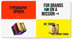 Videohive Smart Typography Opener 55608726 Titles template preview