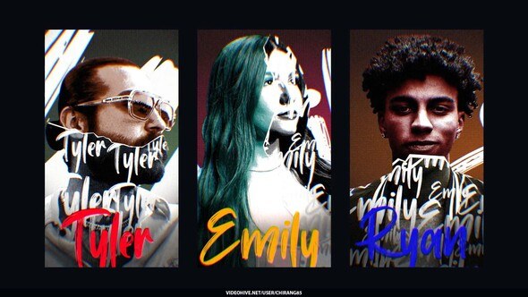 Videohive Type Illustration Stories Openers template preview