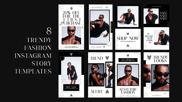 Videohive Fashion Trendy Instagram Story Product Promo template preview
