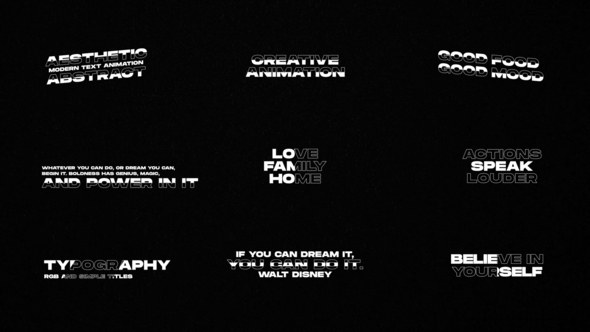 Videohive Text Animation | AE 53466646 Titles template preview