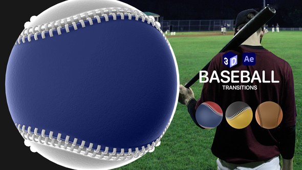 Videohive Baseball Transitions for After Effects Elements template preview