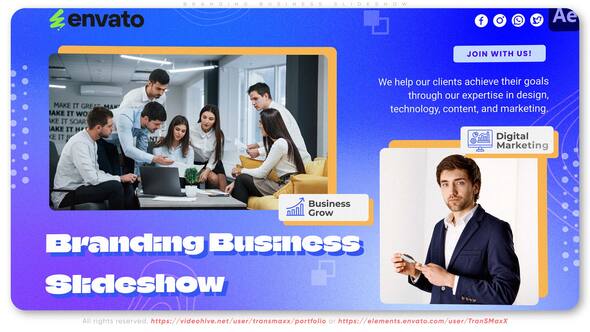 Videohive Branding Business Slideshow Openers template preview