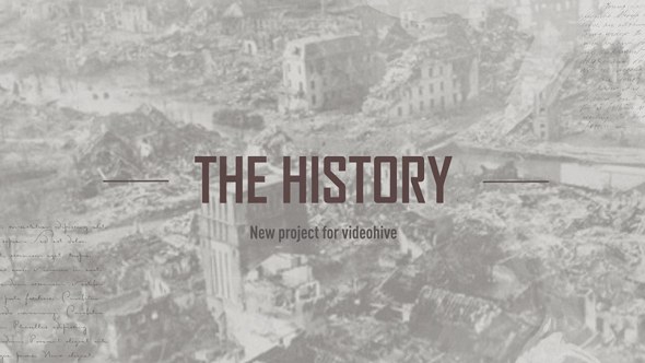 Videohive The History 21449116 Openers template preview