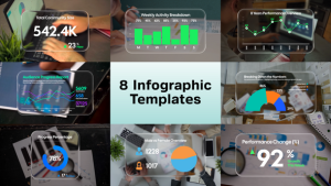 Videohive Liquid Glass Infographic Animations Openers template preview