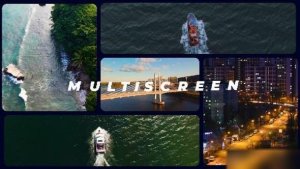 Videohive Rhythmic Multiscreen Opener | Split Screen Slideshow Openers template preview