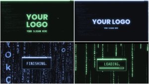 Videohive Glitch Tech Logo Reveal 60960042 Logo Stings template preview