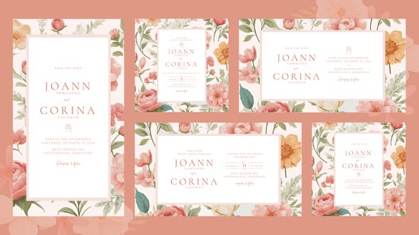 Videohive Eucalyptus Wedding Invitation Openers template preview