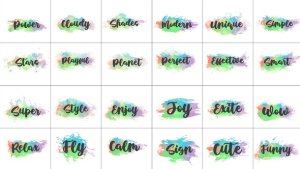 Videohive Water Colour Titles -V2 Titles template preview
