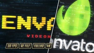 Holographic Digital Technology Intro Video Displays template preview