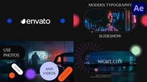 Videohive Modern Typography Intro Slideshow for After Effects Openers template preview