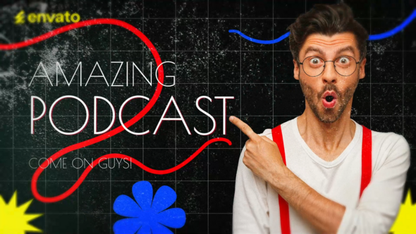 Videohive Grunge Podcast Opener Openers template preview