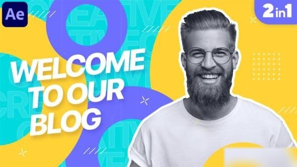 Videohive Creative Blog Intro Openers template preview