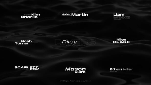 Videohive Clean Lower Thirds _AE Elements template preview