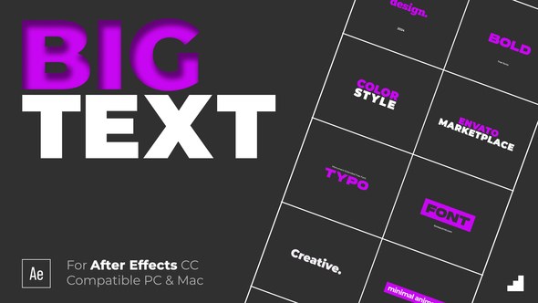 Videohive Text Animation 54047576 Titles template preview