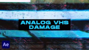 Videohive Analog VHS Damage Transitions | After Effects Elements template preview