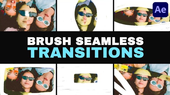 Videohive Brush Seamless Transitions | After Effects 52426611 Elements template preview