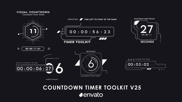 Videohive Countdown Timer Toolkit V25 Elements template preview