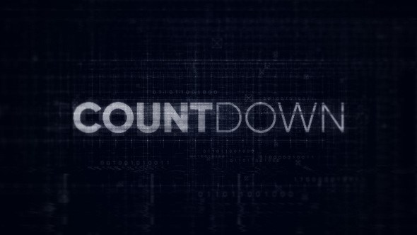 Countdown - Digital Opener Video Displays template preview
