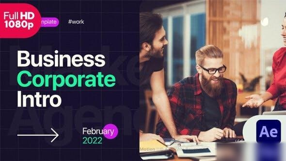 Videohive Business Corporate Intro || Business Slideshow Openers template preview