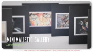 Videohive Minimalistic Gallery Presentation Video Displays template preview