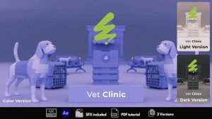 Videohive Vet Clinic Opener Openers template preview